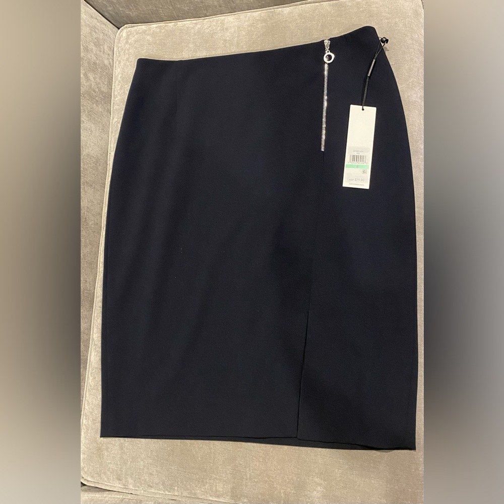 Calvin Klein Navy Women's Skirt fully lined